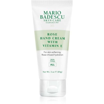 Rose Hand Cream With Vitamin E 85G - Beauty Skincare Hand Cream
