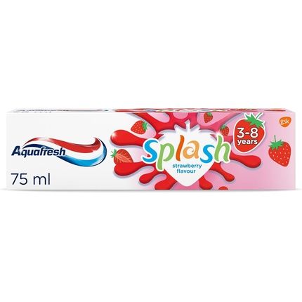 Aquafresh Splash Kids Toothpaste Strawberry Flavour 75Ml