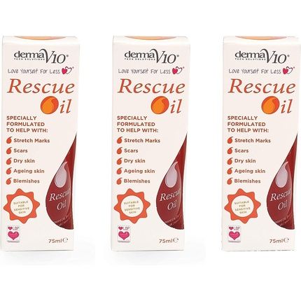 Derma V10 Rescue Oil 75Ml