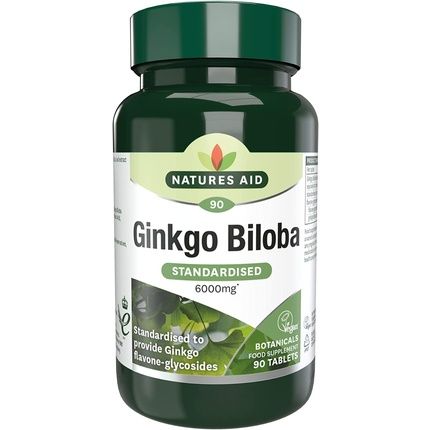 Natures Aid Ginkgo Biloba 120Mg 90 Tablets