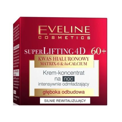 Eveline Super Lifting 4D Night Cream Concentrate 60+ Deep Reconstruction