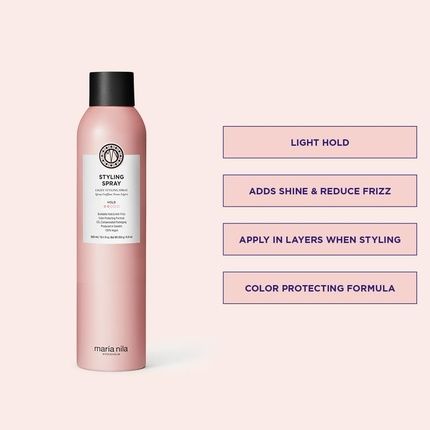 Maria Nila Styling Spray 300Ml Hold 2/5 Reduces Frizz Antioxidant Preserves