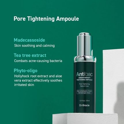 Droracle Antibac Greentherapy Tightening Ampoule For Pore Tightening And Sebum Care - Image 3