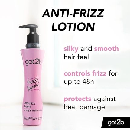 Got2B Anti Frizz Hair Lotion Smooth Operator Vegan Up To 230 Degrees Heat