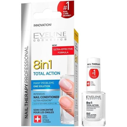 Eveline Cosmetics 8In1 Total Action Concentrated Hardening And Strengthening