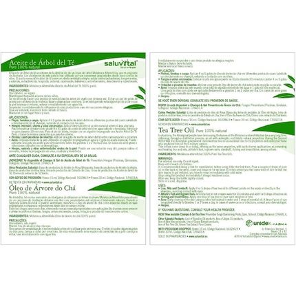 100% Pure Tea Tree Oil 30Ml - Natural Antiseptic Properties