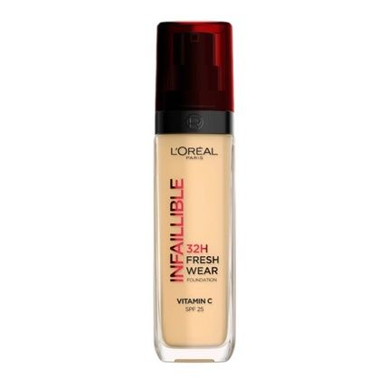 L'Oreal Infallible 32H Fresh Wear Foundation Long-Lasting Face Foundation 120 Vanilla 30Ml
