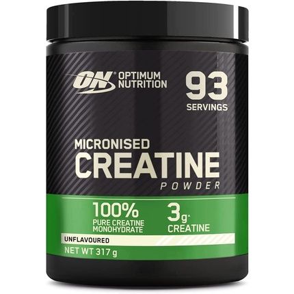 Optimum Nutrition Creatine Monohydrate Powder For Performance Enhancement 317G - 93 Servings