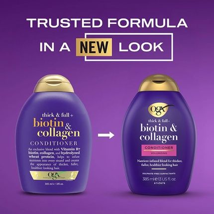 Ogx Thick & Full Biotin & Collagen Conditioner Nutrient-Rich - Image 3