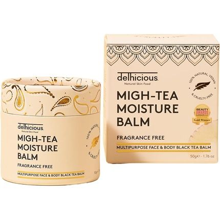 Delhicious Migh-Tea Moisture Multipurpose Balm Fragrance Free 50G