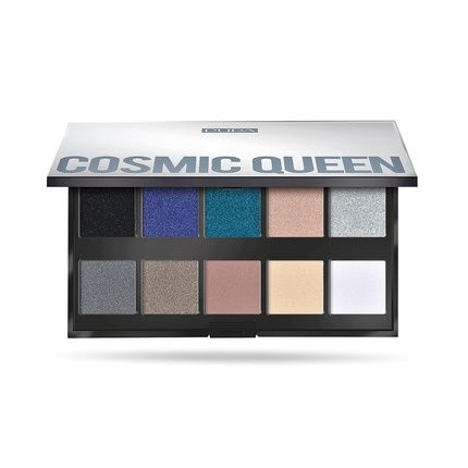 Pupa Milano Make Up Stories Eyeshadow Palette 004 Cosmic Queen 10-Shade Shadow Collection 0.63 Oz Drama Queen