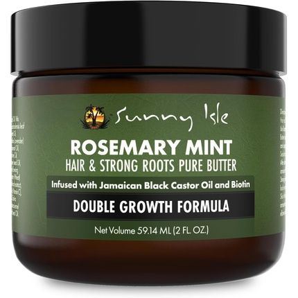 Sunny Isle Rosemary Mint Hair And Strong Roots Butter 2Oz Infused With Biotin