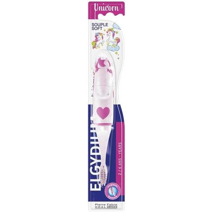 Elgydium Kids Unicorn Toothbrush For Ages 2 To 6