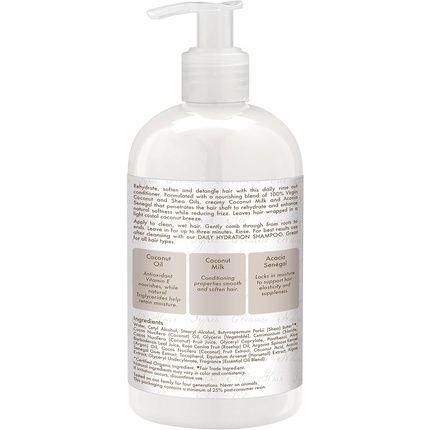 Shea Moisture 100% Virgin Coconut Oil Daily Hydration Conditioner 384Ml - Image 3