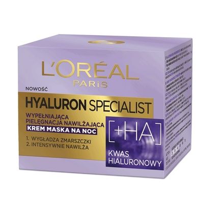 L'Oreal Hyaluron Specialist Night Cream Mask Moisturizing Care 50Ml