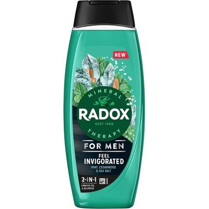 Radox Mineral Therapy Feel Invigorated 2In1 Shower Gel & Shampoo For Men