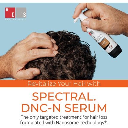 Spectral.Dnc-N Leave In Serum To Support Hair Growth By Ds Laboratories - Minoxidil Alternative For Men And Women, Experience Fuller, Thicker Hair, Water Based Formula 60Ml