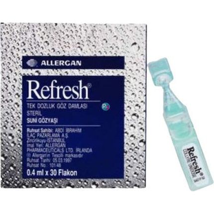 Allergan Refresh Ud Eye Drops - 30 Ampoules X 0.4 Ml