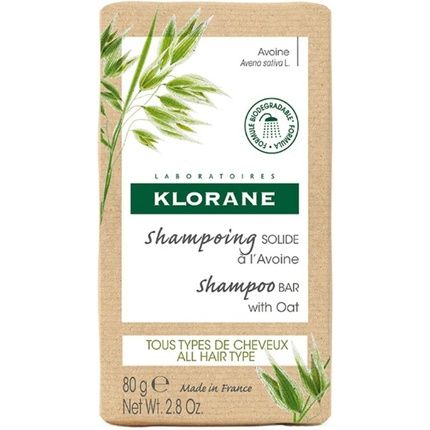 Klorane Oats Solid Shampoo 80G
