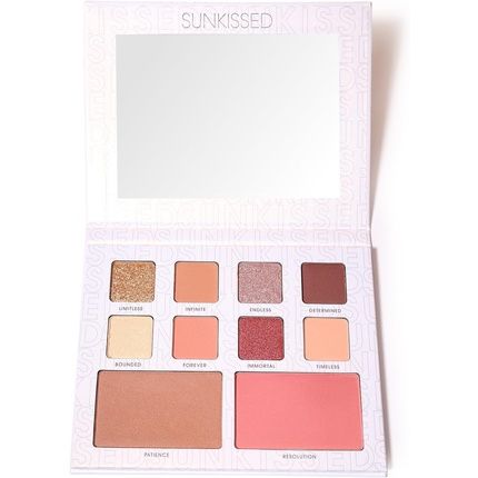 Sunkissed Infinite Radiance Eyes Face Palette With Bronzer Blusher Highlighter Powder And Eyeshadows In A Range Of Shades - Image 3