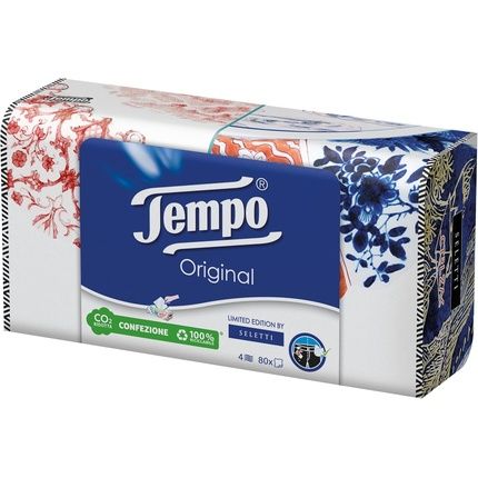 Tempo Paper Tissue Box Limited Edition Firmata Marras 80 Sheets 3 Boxes - Image 3
