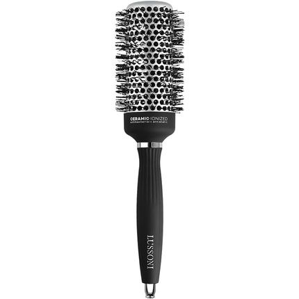 T4B Lussoni Professional Antistatic Styling Brush With Textured Bristles Black 43Mm