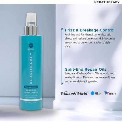 Keratin Infused Moisture Leave In Conditioner Spray 251Ml - Image 3