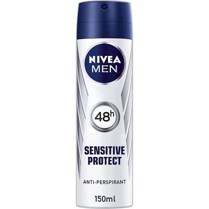 Nivea Men Sensitive Protect 48 Hours Antiperspirant Spray Deodorant 150Ml Avocado