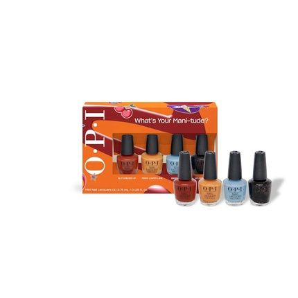 Opi Nail Lacquer Mini Pack 4 Color Shades Chip Resistant