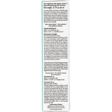 Le Comptoir Aroma Lemon Honey Throat Lozenges - Image 3