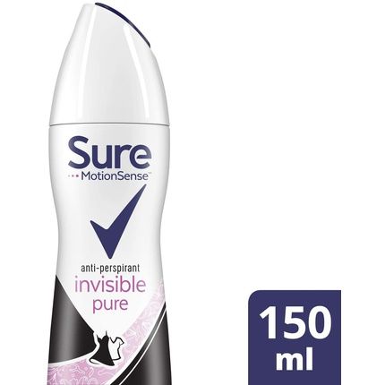 Sure Women Invisible Pure Antiperspirant Deodorant Aerosol 150Ml