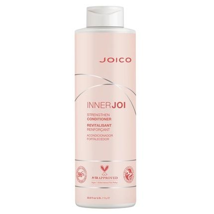 Joico Innerjoi Strengthen Conditioner For Damaged Color-Treated Hair Sulfate Paraben Free Vegan Formula 33.8 Ounce