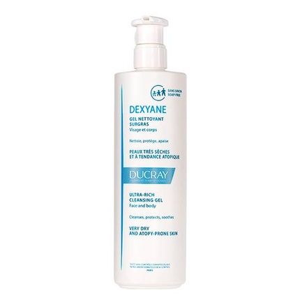 Ducray Dexyane Overgreasing Cleansing Gel 400Ml For Very Dry Skin With A Tendency To Atopic Eczema