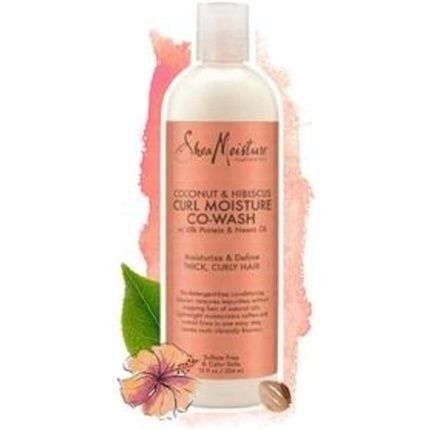 Shea Moisture Coconut And Hibiscus Co-Wash Conditioning Cleanser 13Oz - Image 3