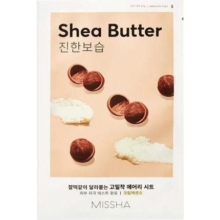 Missha Airy Fit Shea Butter Sheet Mask Moisturizing Face Mask 19G