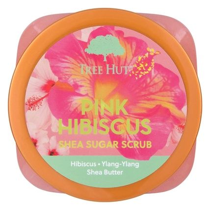 Tree Hut Pink Hibiscus Shea Sugar Scrub 18 Oz