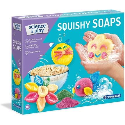 Clementoni Science Play Squishy Soaps For Girls Aged 8 Years