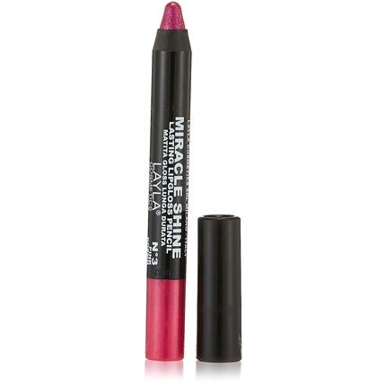 Layla Cosmetics Miracle Shine Lasting Lipgloss Pencil No. 3 0.3Oz
