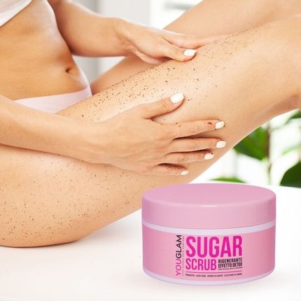 Youglma Sugar Scrub Body With Brown Sugar And Prebiotics 200 Ml