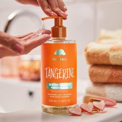 Tree Hut Tangerine Serum Infused Hand Wash Nourish & Hydrate - Image 3