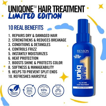 Uniqone Revlon Hair Treatment Leave-In Professional Multi-Benefit 150Ml