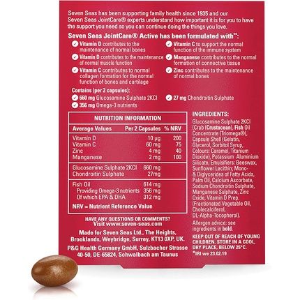Seven Seas Jointcare Be Active Multi Vitamin Capsules 30 Pack