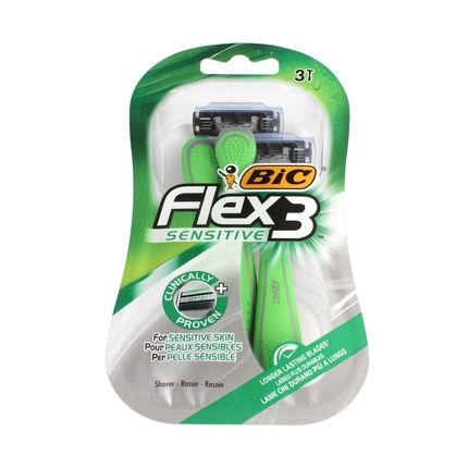Bic Flex 3 Sensitive Razor 3 Count