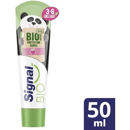 Signal Kids Bio Children'S Toothpaste Natural Strawberry Flavor 50Ml Cotc