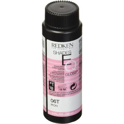 Redken Rotken Shades Eq Equalizing Conditioning Color Gloss, 06 T Iron, - Image 3