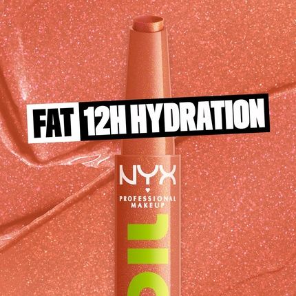 Nyx Professional Makeup Fat Oil Slick Click Lightweight Buildable Pigmented Vegan Lip Balm Thriving 08 - Image 3