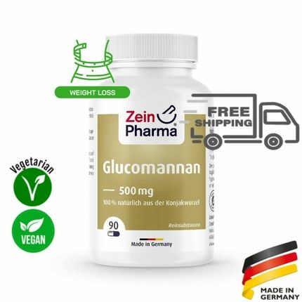 Glucomannan 500Mg Weight Loss And Metabolism Booster 90 Capsules