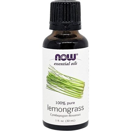 Now Foods 100% Pure Lemongrass Essential Oil 1Oz 29.6Ml