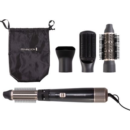 Remington Blow Dry And Style Hot Air Brush With 4 Attachments 1000W As7500 Xl Set