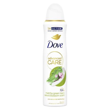 Dove Antiperspirant Spray Matcha Green Tea & Sakura Blossom 150 Ml